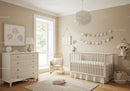 Bright Nursery Room with Baby Crib and Natural Light