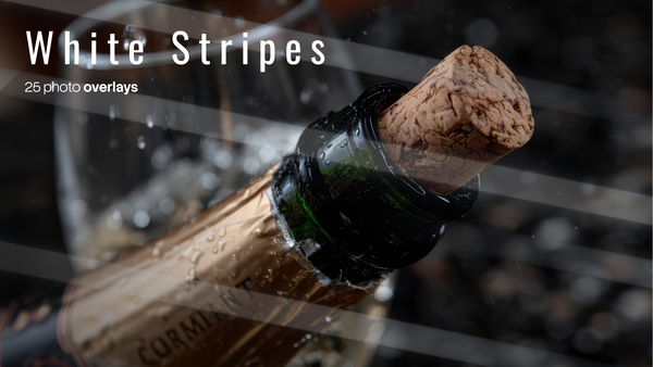 White Stripes Overlays (25 JPG files)