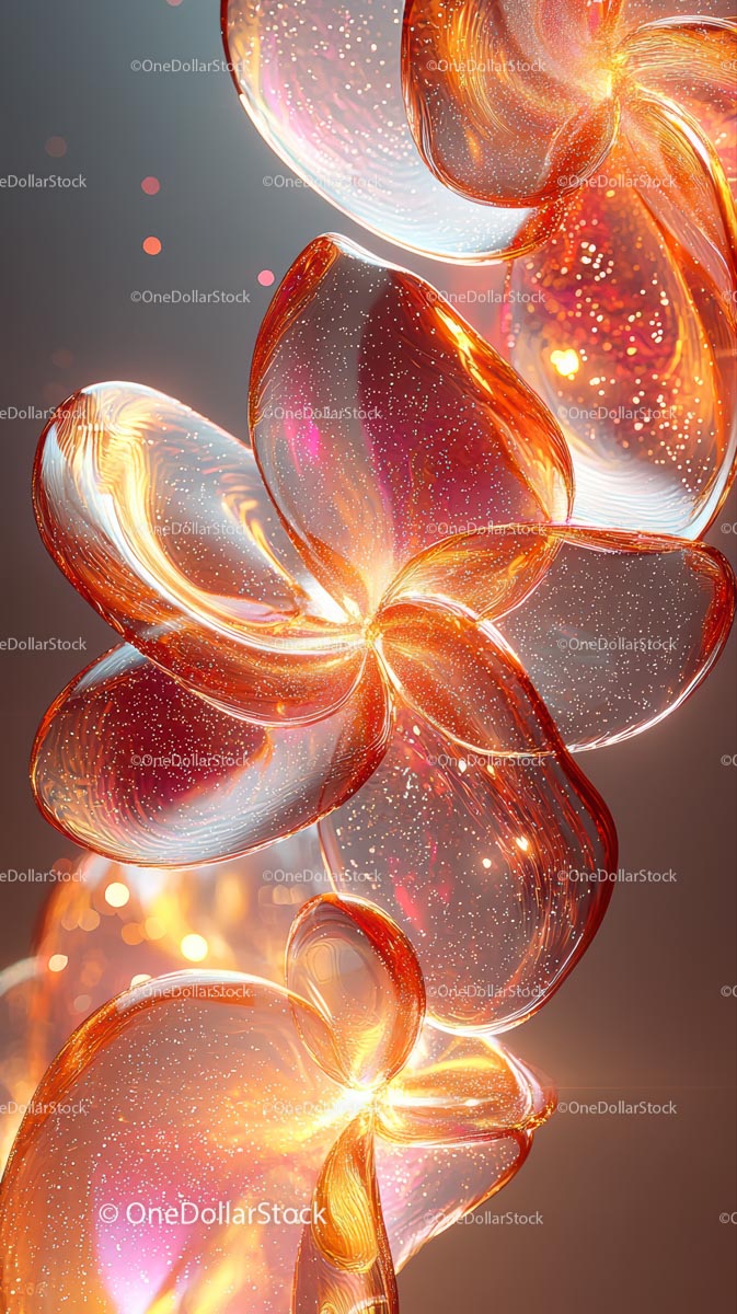 Vibrant Glass Bubble Sculptures with Luminous Reflection Art