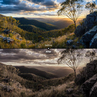 Burned Earth XMP presets color grading preview