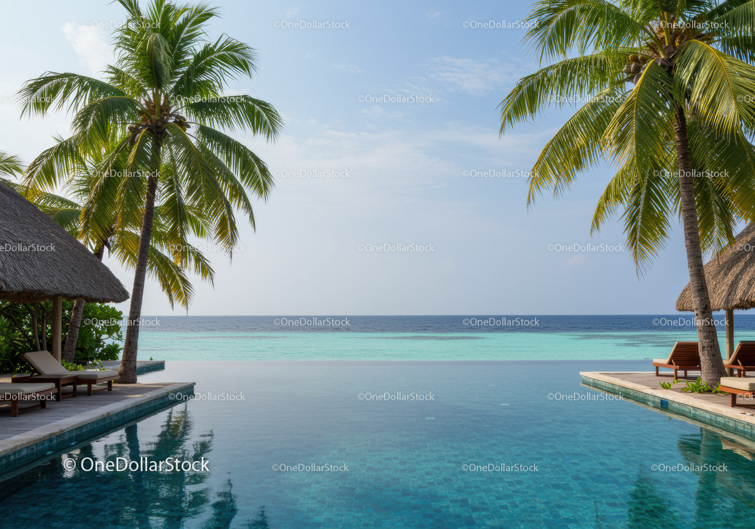 Scenic Tropical Resort with Infinity Pool and Ocean View