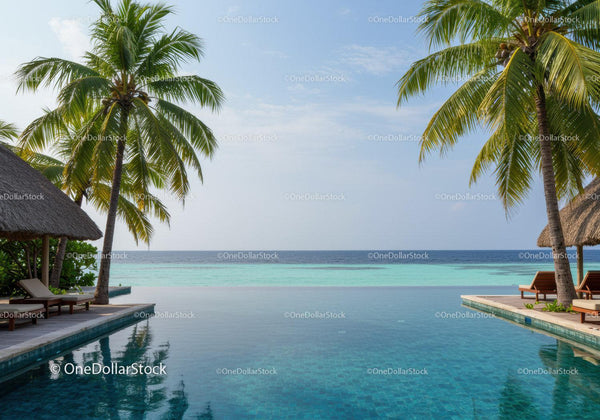 Scenic Tropical Resort with Infinity Pool and Ocean View