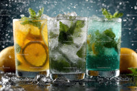 Colorful Citrus and Mint Infused Refreshing Summer Drinks