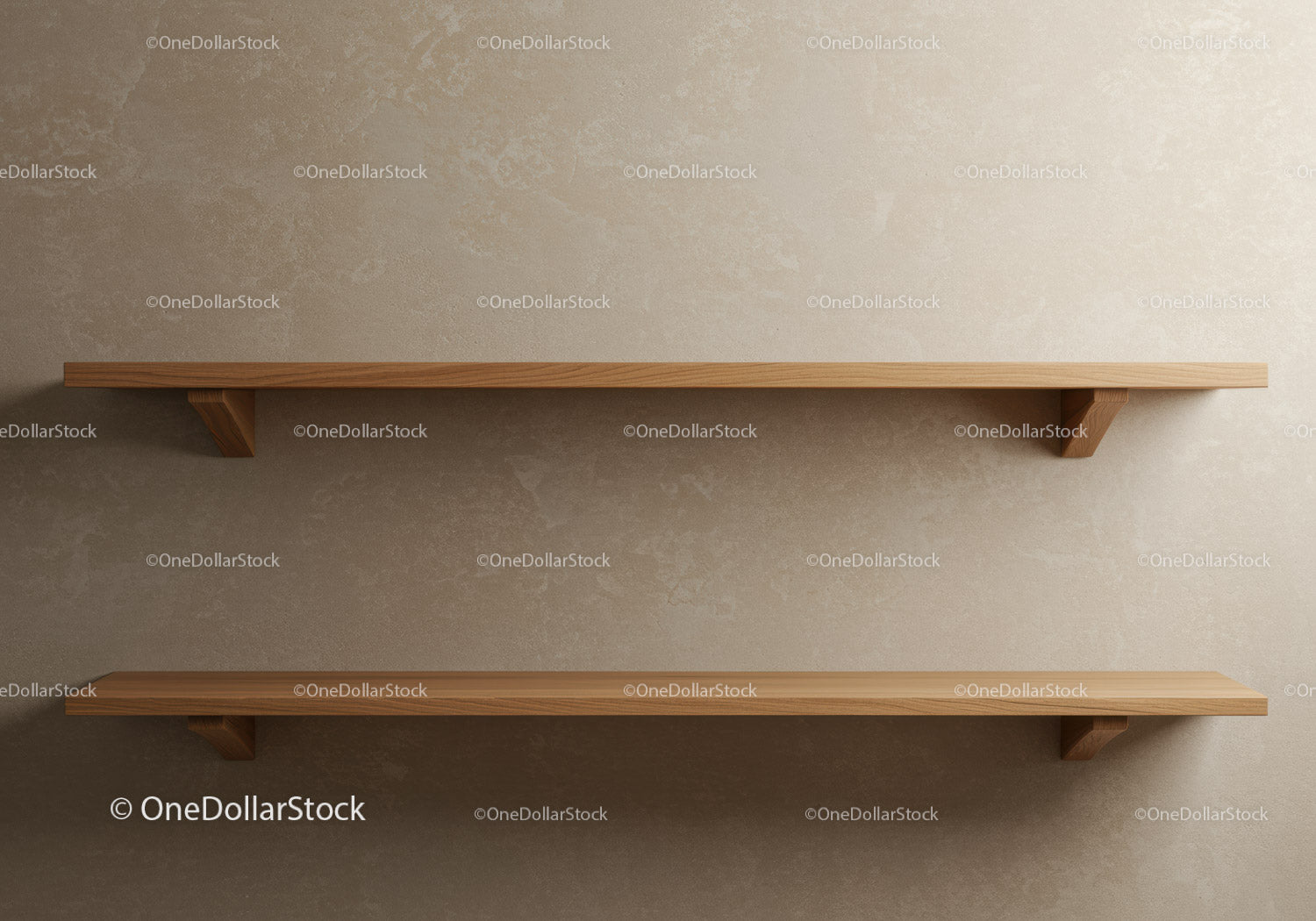 Minimalist Wooden Wall Shelves in Modern Interior Design