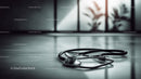 Medical Stethoscope on Clinical White Office Desk for Healthcare