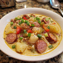 Hearty Sausage and Vegetable Soup with Potatoes and Carrots