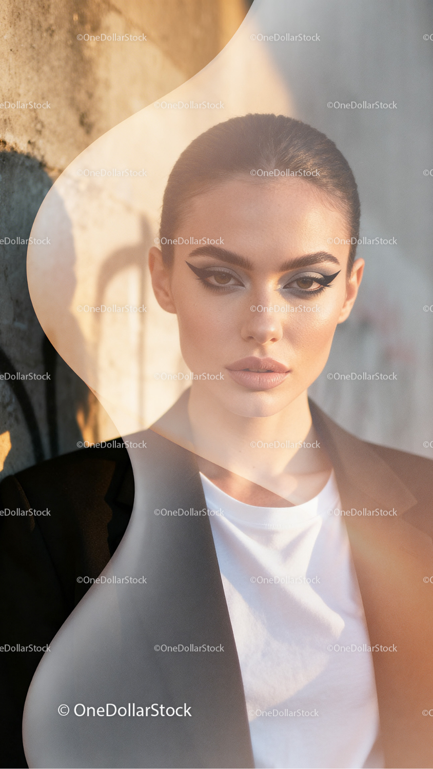 photo editing preview with Sunny Blobs Photo Overlays