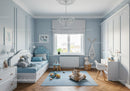 Cute Blue Kid Nursery with Toys and Cozy Decor