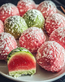 Watermelon and Fruit Spheres Colorful Summer Treats with Popcorn-like Coating