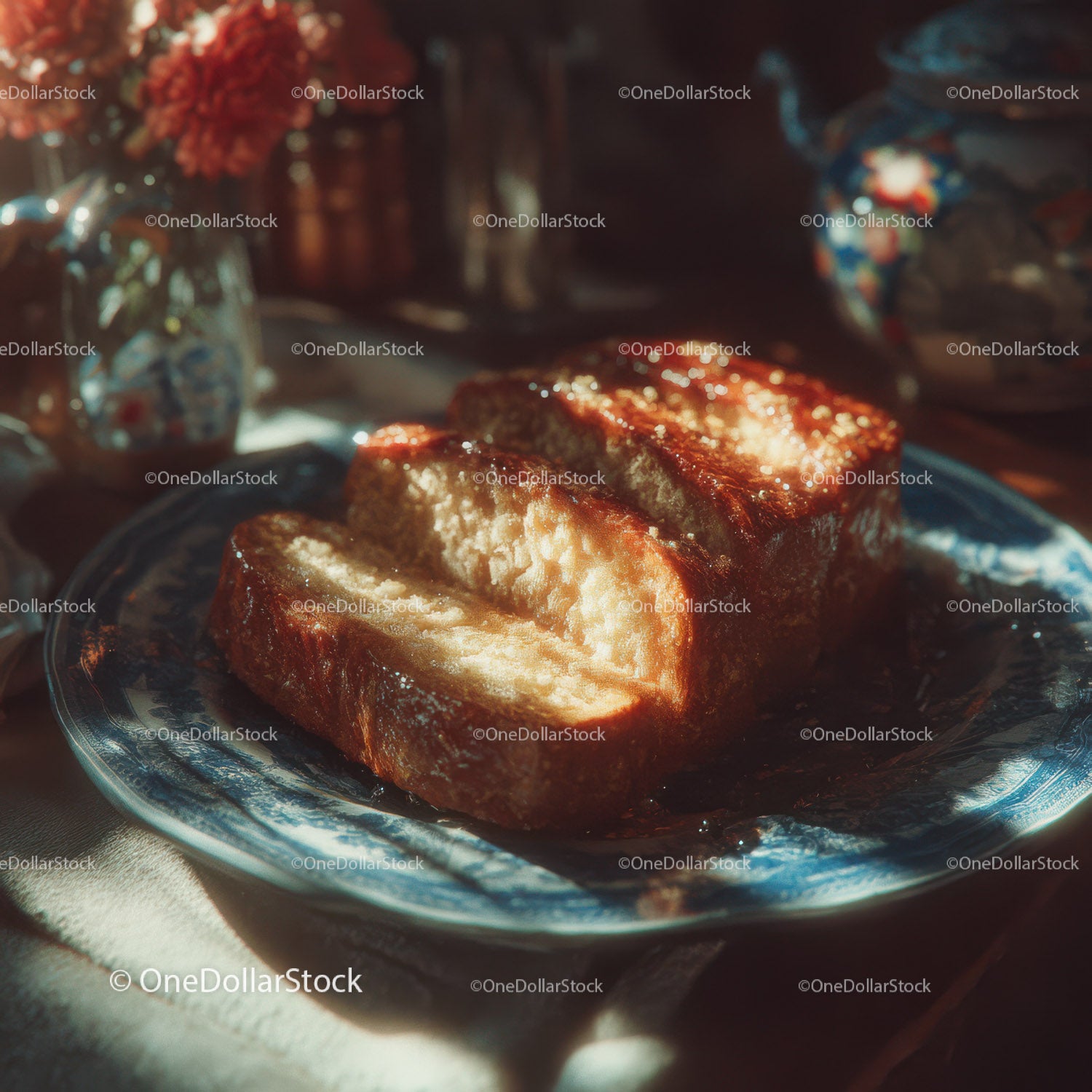 Fresh Rustic Sweet Bread with Crispy Crust Ideal for Breakfast