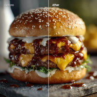 food photography edit with Cooking Blog Lightroom presets