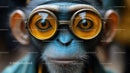 Close-up of an Orangutan with Captivating Eyes in the Wild
