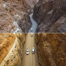 Before and after Desert Vibe Lightroom preset edit