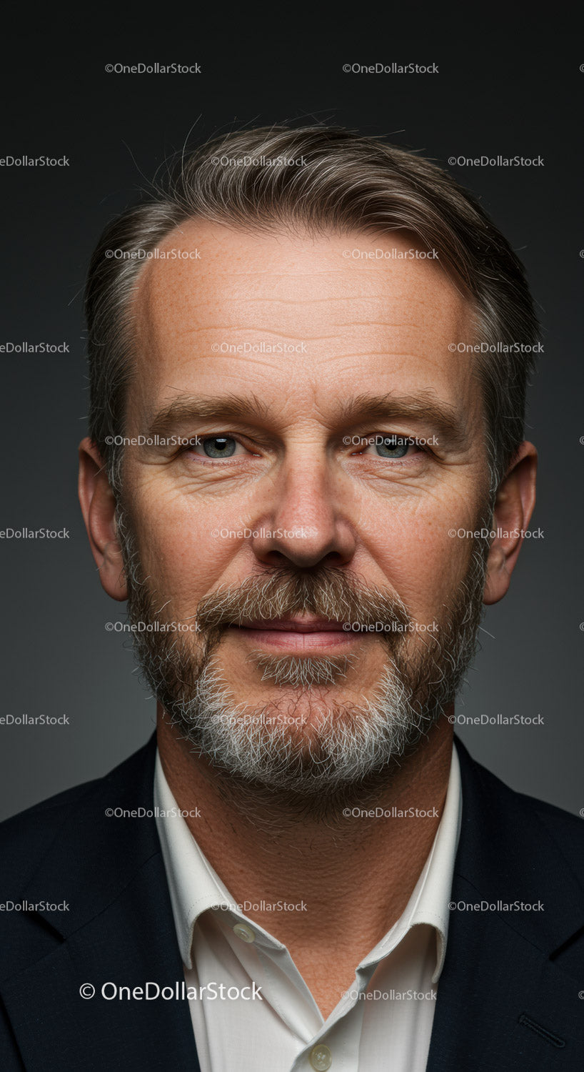 Professional Businessman Portrait with Confident Expression