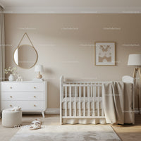 Modern Neutral Nursery with Baby Crib and Minimalist Decor