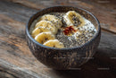 Delicious Acai Bowl with Fresh Fruits and Chia Seeds
