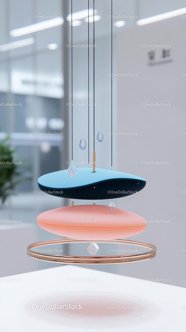 Nowoczesna Lampa Wisząca Geometryczna do Współczesnego Wnętrza