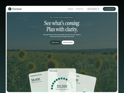 Clearstead – Website Template for AI Agents