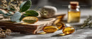Herbal Supplements and Healing Essential Oils Scene for Wellness