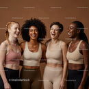 Diverse Women Sharing Joy in Casual Activewear