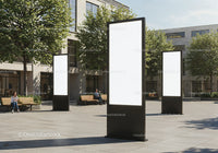 Modern Outdoor Urban Digital Advertising Displays