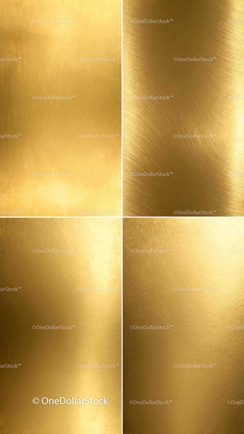 Brushed Brass 8 JPG Files digital asset preview