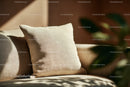 Beige Cushions on Sofa in Cozy Modern Living Room