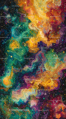Abstract Swirling Colors with Cosmic and Psychedelic Vibe