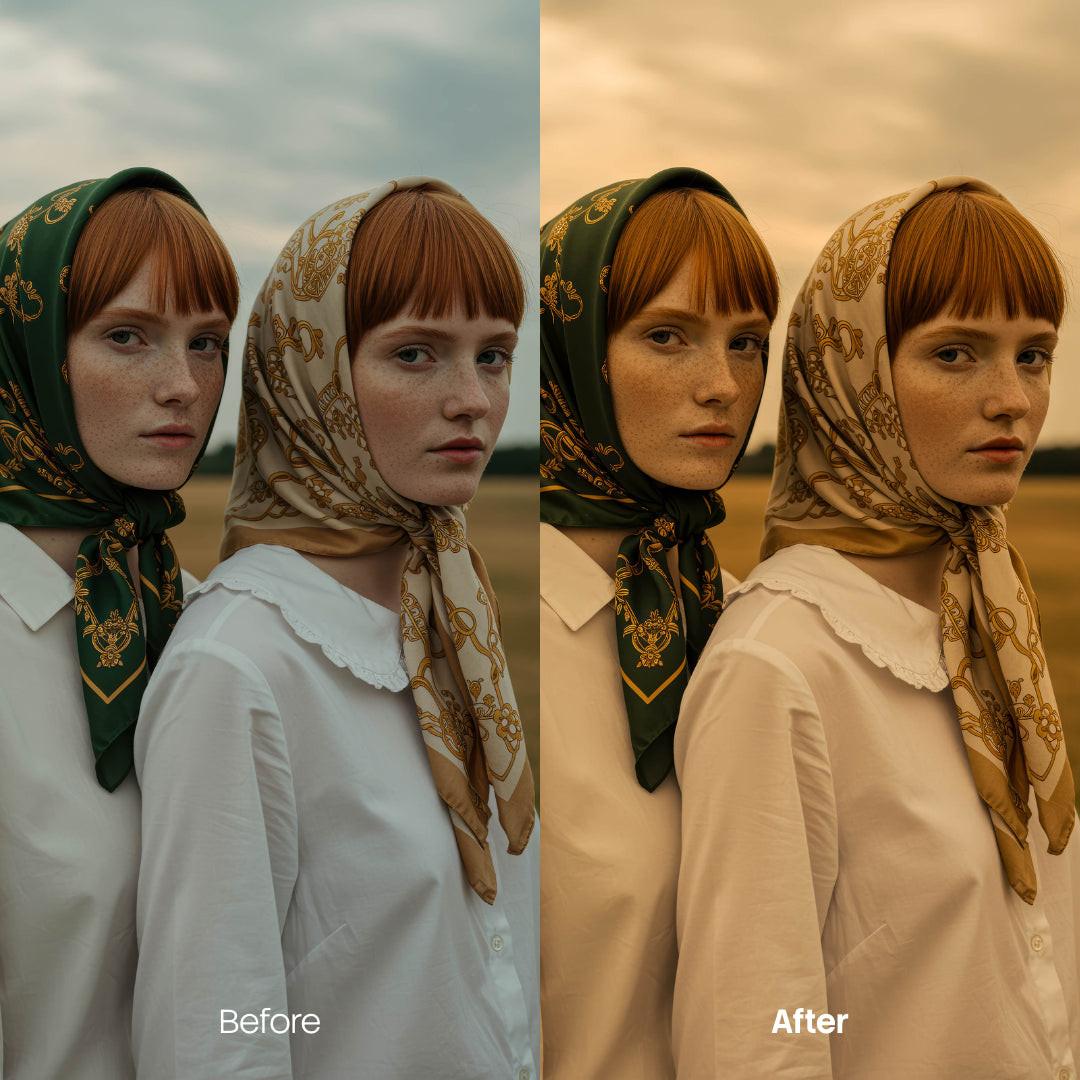 Sepia Deep XMP presets color grading preview
