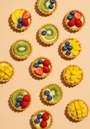 Colorful Mini Fruit Tarts with Fresh Summer Berries