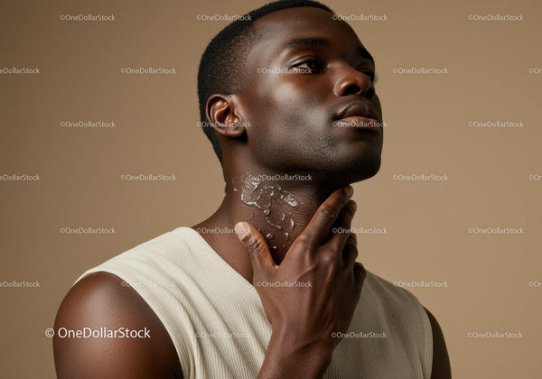 Portrait of a Woman Applying Skincare Cream for Healthy Glowing Skin