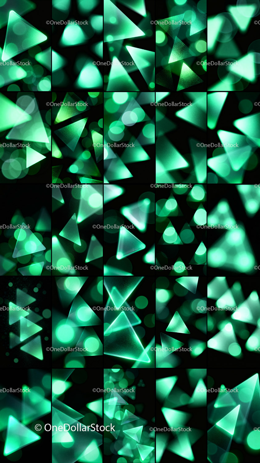 Cyber Triangles Photo Overlays preview 5