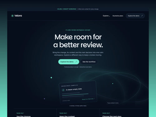 Velora – Website Template for AI Agents