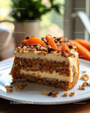 Carrot Cake with Creamy Frosting and Granola Topping