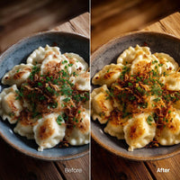 Warm Kitchen XMP presets color grading preview