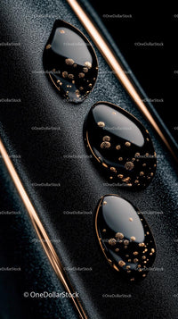 Elegant Black Sunglasses with Rose Gold Frame Reflecting Light for Fashion