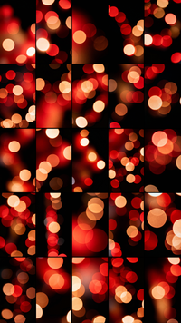 Red City Lights Photo Overlays preview 5