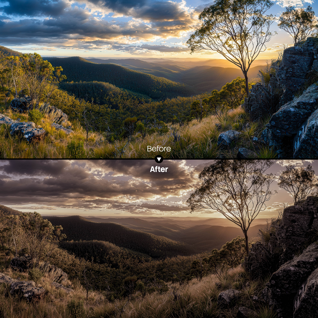 desert photography edit with Burned Earth Lightroom presets