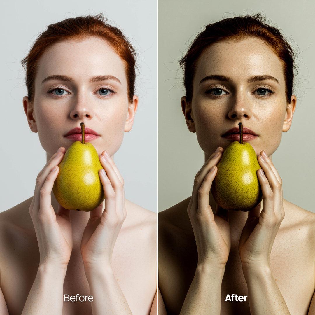portrait photography edit with Cinematic Low Light Portrait Lightroom presets