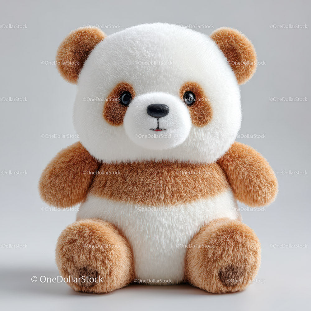 Realistic Plush Panda Teddy Bear for Kids and Collectors