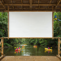Group Kayaking Adventure on Tranquil Forest River