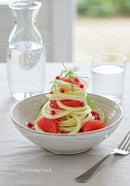 Fresh fennel and grapefruit salad with pomegranate seeds
