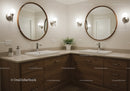 Elegant Bathroom with Double Vanities and Modern Decor