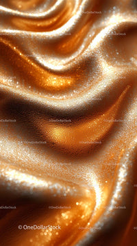 Luxurious Gold Satin Fabric with Metallic Shimmer for Elegant Designs