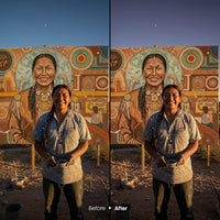 cinematic photo edit with Documentaries Lightroom presets