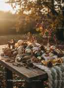 Rustic Autumn Table Decor with Natural Elements
