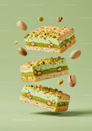 Pistachio Cream Sandwich Cookies with Nuts