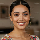Beautiful Woman with Bright Smile and Confident Expression