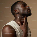Stylish African Man with Trendy Haircut and Confident Pose
