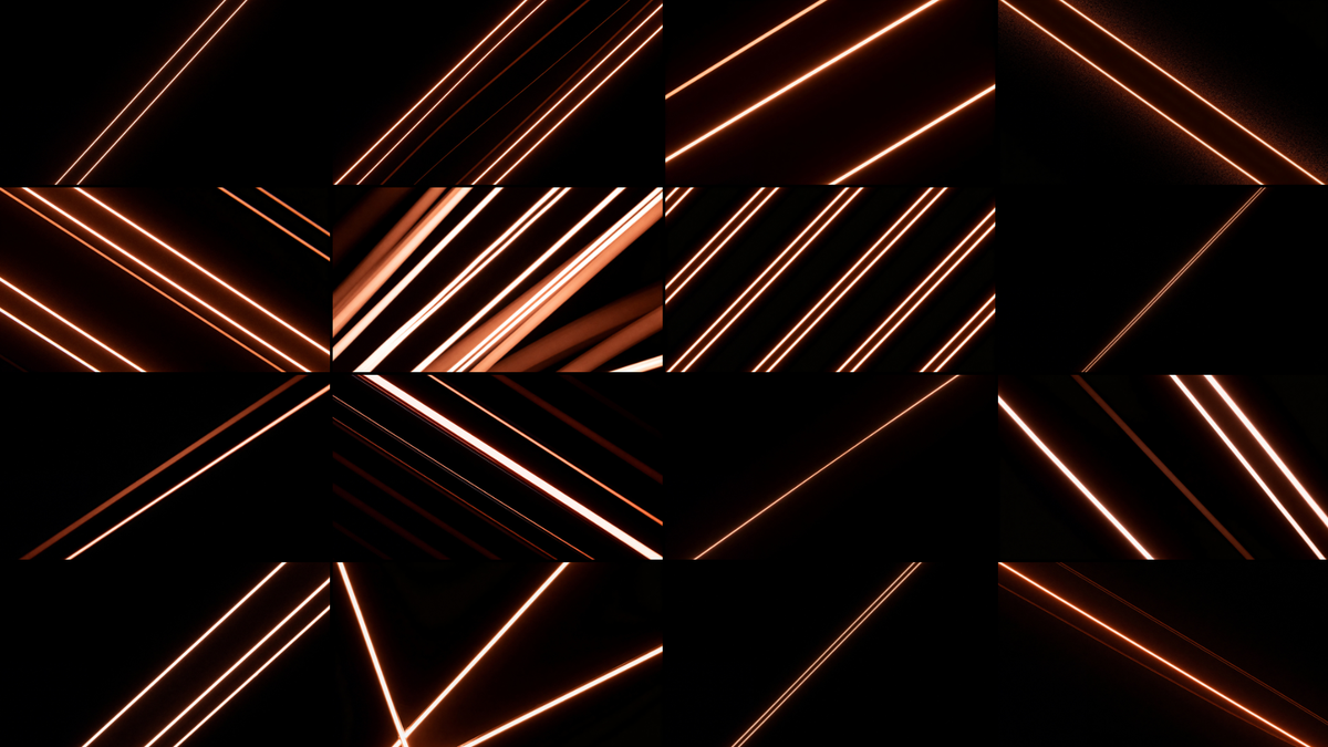 Orange Rays Photo Overlays preview 5